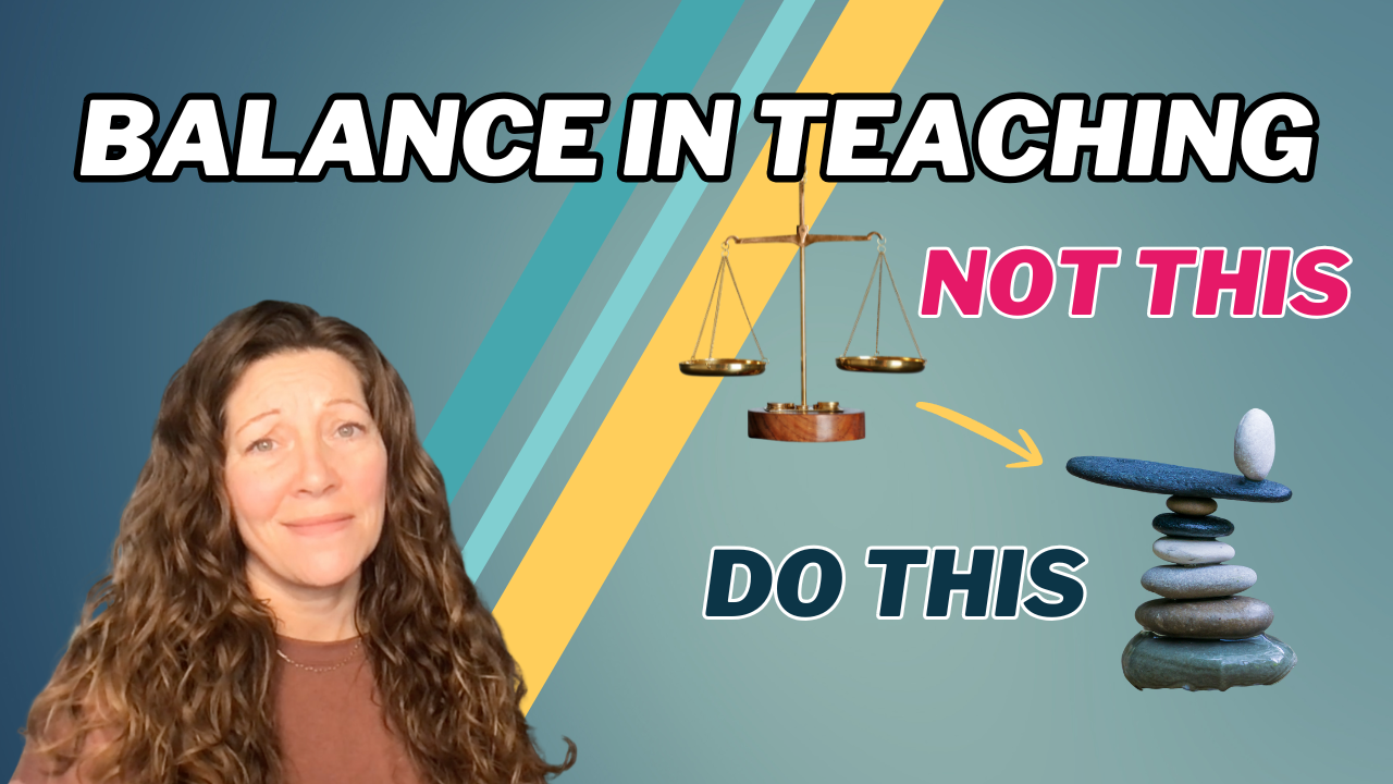 Why Balance in Teaching Isn't What You Think - The Recovering ...